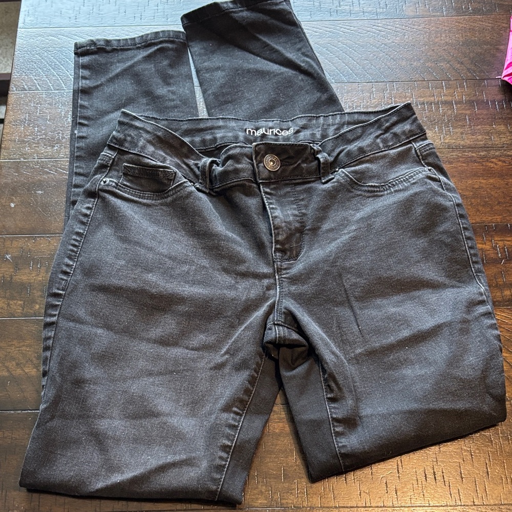 Maurices Women's Dark Gray Skinny Jeans
